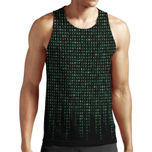 Rune Matrix All-over-print Unisex Tank Top