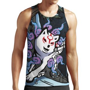 Running Through Kamui All-over-print Unisex Tank Top