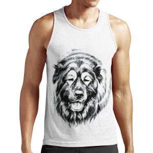 Russian Bear Dog All-over-print Unisex Tank Top