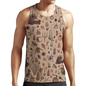 Rustic Brown Cozy Crone All-over-print Unisex Tank Top