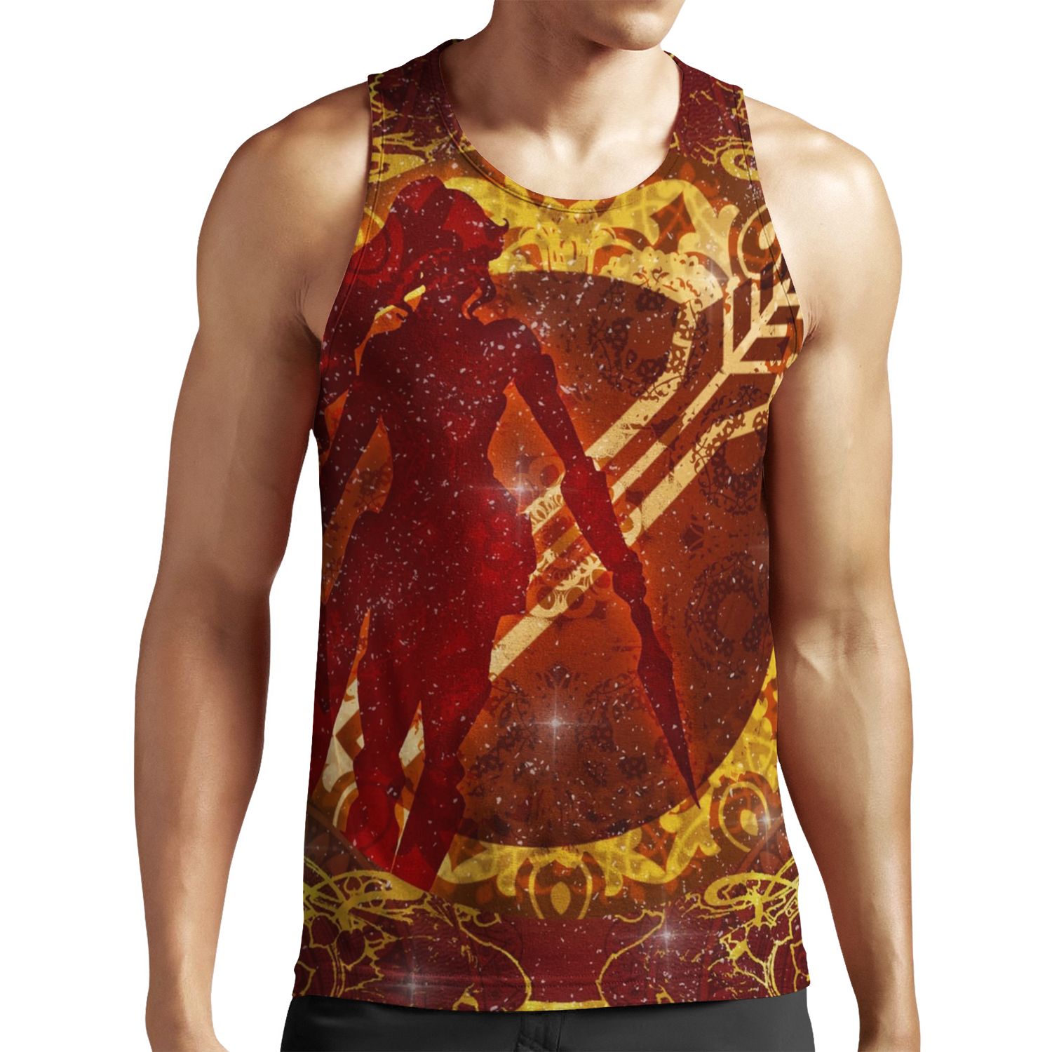 Rwby Deco Circle Pyrrha Nikos All-over-print Unisex Tank Top
