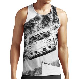 Rx7 Vs Supra V2 Initial D All-over-print Unisex Tank Top