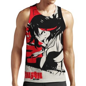 Ry%C5%Abko Matoi Kill La Kill Japanese Ink %E7%Ba%8F %E6%B5%81%E5%Ad%90 All-over-print Unisex Tank Top