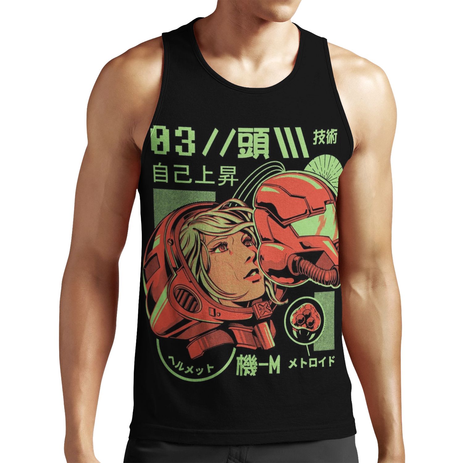 S Head All-over-print Unisex Tank Top