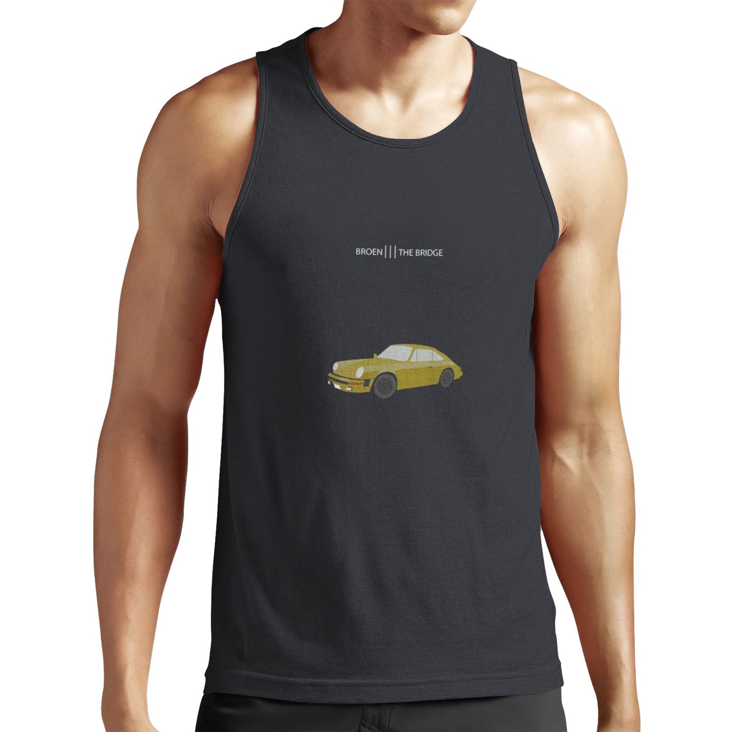 Saga Noren Broen Bron The Bridge Nordic Noir All-over-print Unisex Tank Top