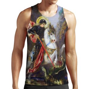 Saint George And The Dragon Gustave Moreau All-over-print Unisex Tank Top