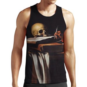 Saint Jerome Writing Michelangelo Merisi Da Caravaggio All-over-print Unisex Tank Top