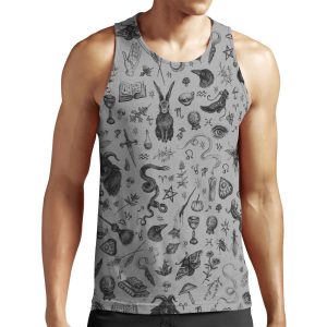 Salem Witch All-over-print Unisex Tank Top