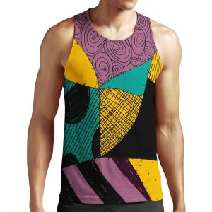 Sally S Dress The Nightmare Before Christmas All-over-print Unisex Tank Top