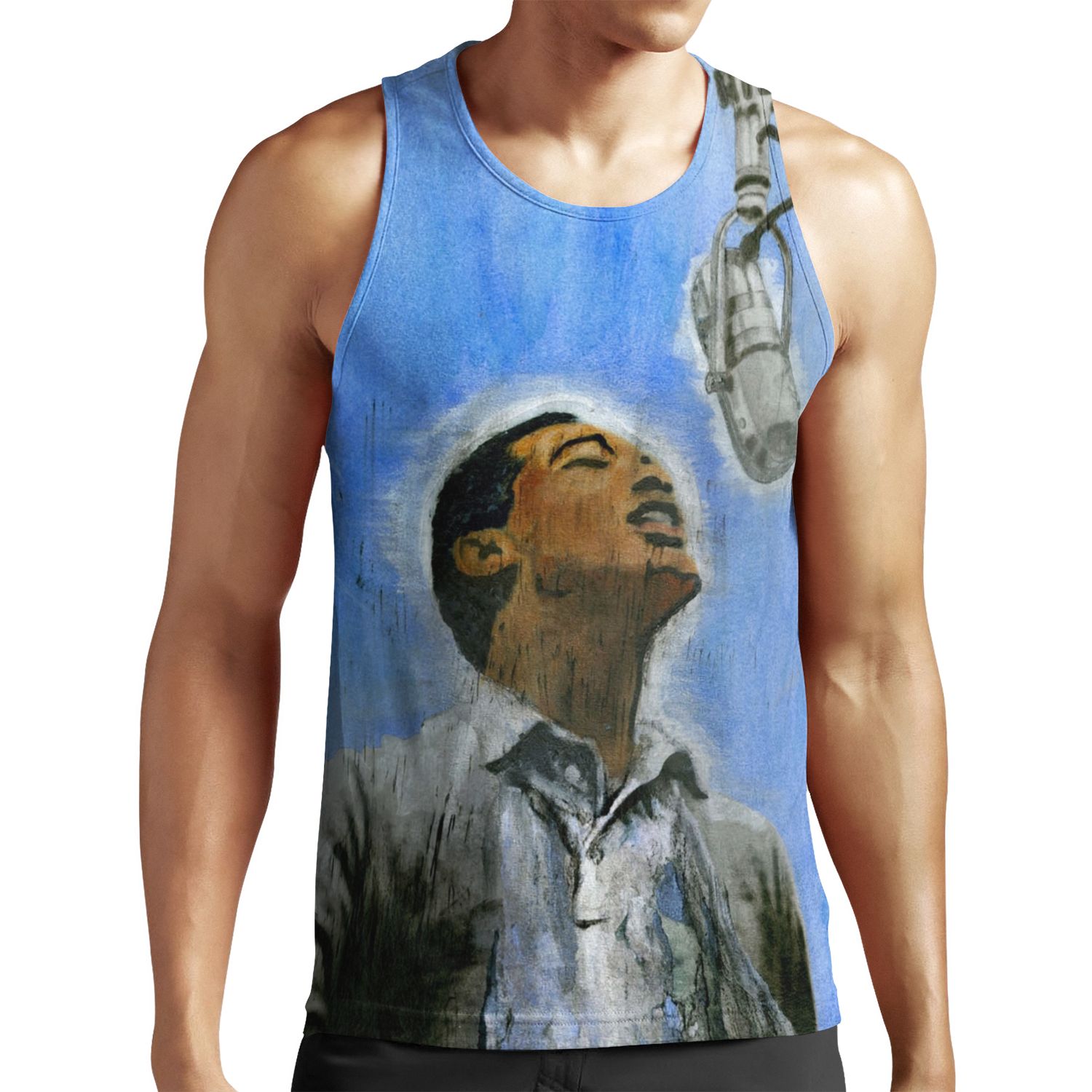 Sam Cooke All-over-print Unisex Tank Top