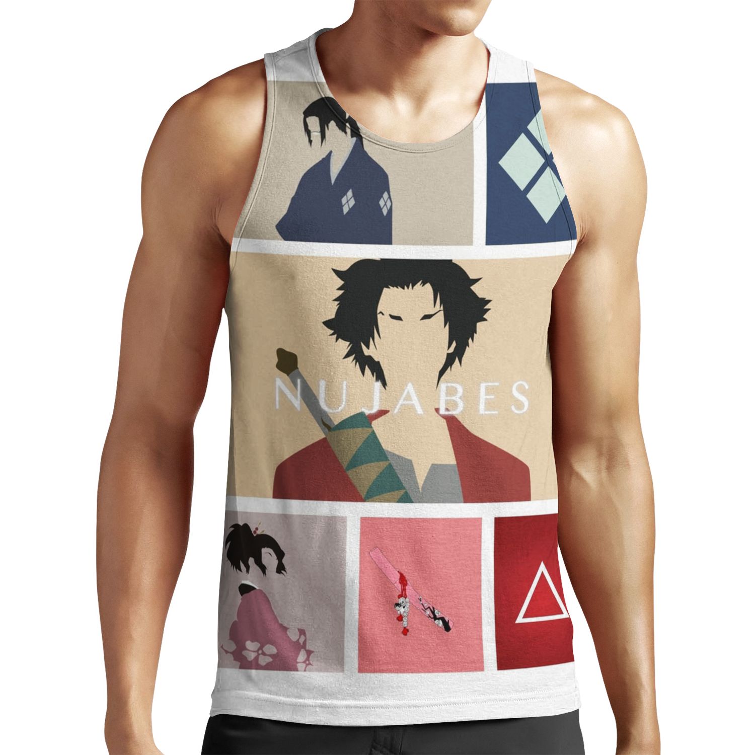 Samurai Champloo All-over-print Unisex Tank Top