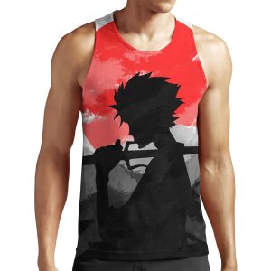 Samurai With Sunset All-over-print Unisex Tank Top