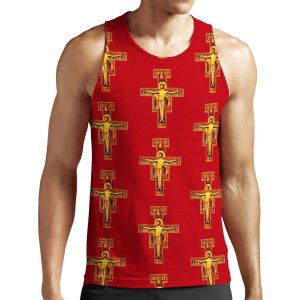 San Damiano Crucifix St Francis Of Assisi All-over-print Unisex Tank Top