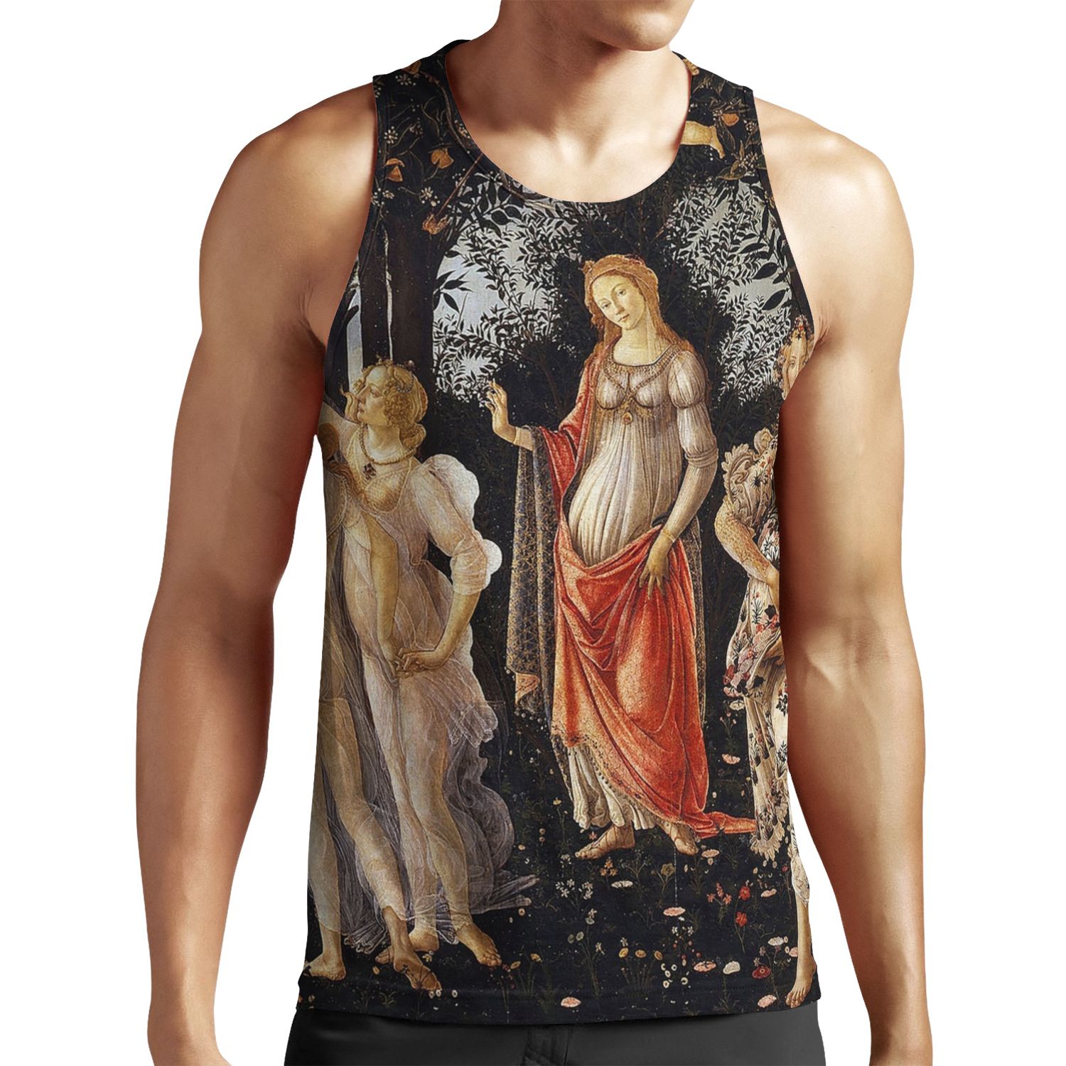 Sandro Botticelli Primavera All-over-print Unisex Tank Top