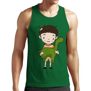 Sang Tae And Dooly%27S Mom Dinosaur It%27S Okay To Not Be Okay All-over-print Unisex Tank Top
