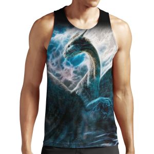 Saphira The Dragon From The Hit Eragon Movie All-over-print Unisex Tank Top