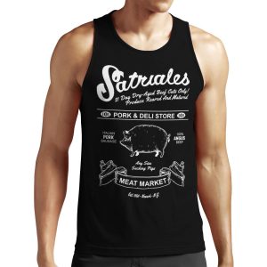 Satriale S Pork And Deli Store Darks All-over-print Unisex Tank Top