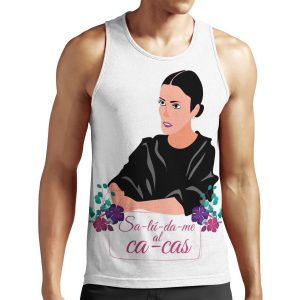 Say Hi To The Cacas All-over-print Unisex Tank Top