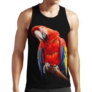Scarlet Macaw All-over-print Unisex Tank Top