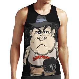 Scary Perry Caravello With Italian Fedora And Fanny Pack All-over-print Unisex Tank Top