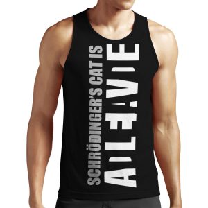 Schrodinger S Cat Is Adleiavde All-over-print Unisex Tank Top