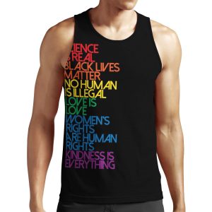 Science Is Real Black Lives Matter All-over-print Unisex Tank Top