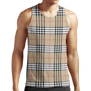 Scottish Tartan Plaid Pattern All-over-print Unisex Tank Top