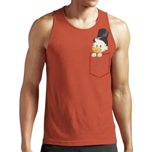 Scrooge Mcduck In A Pocket All-over-print Unisex Tank Top
