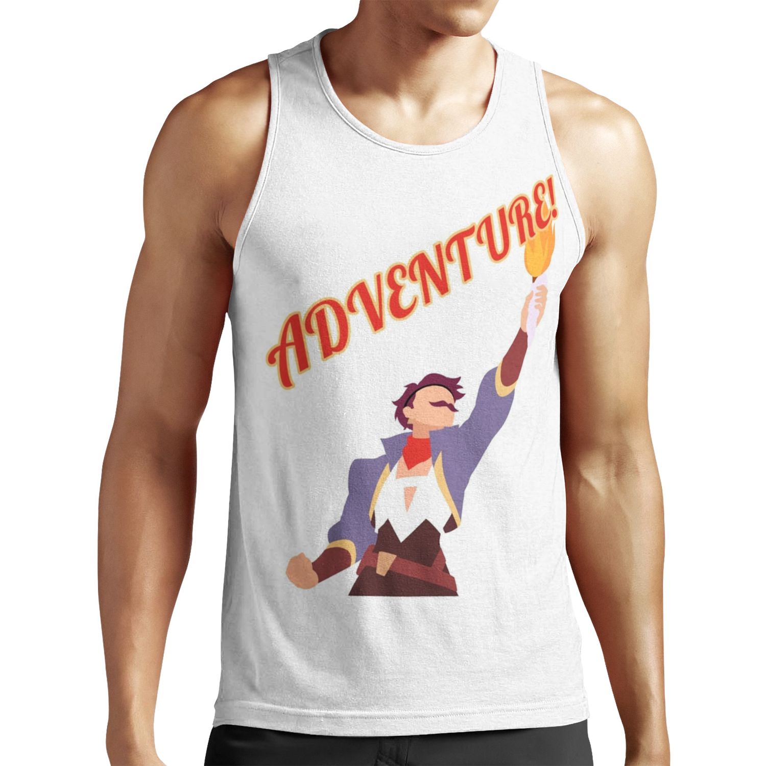 Sea Hawk Says Adventure All-over-print Unisex Tank Top