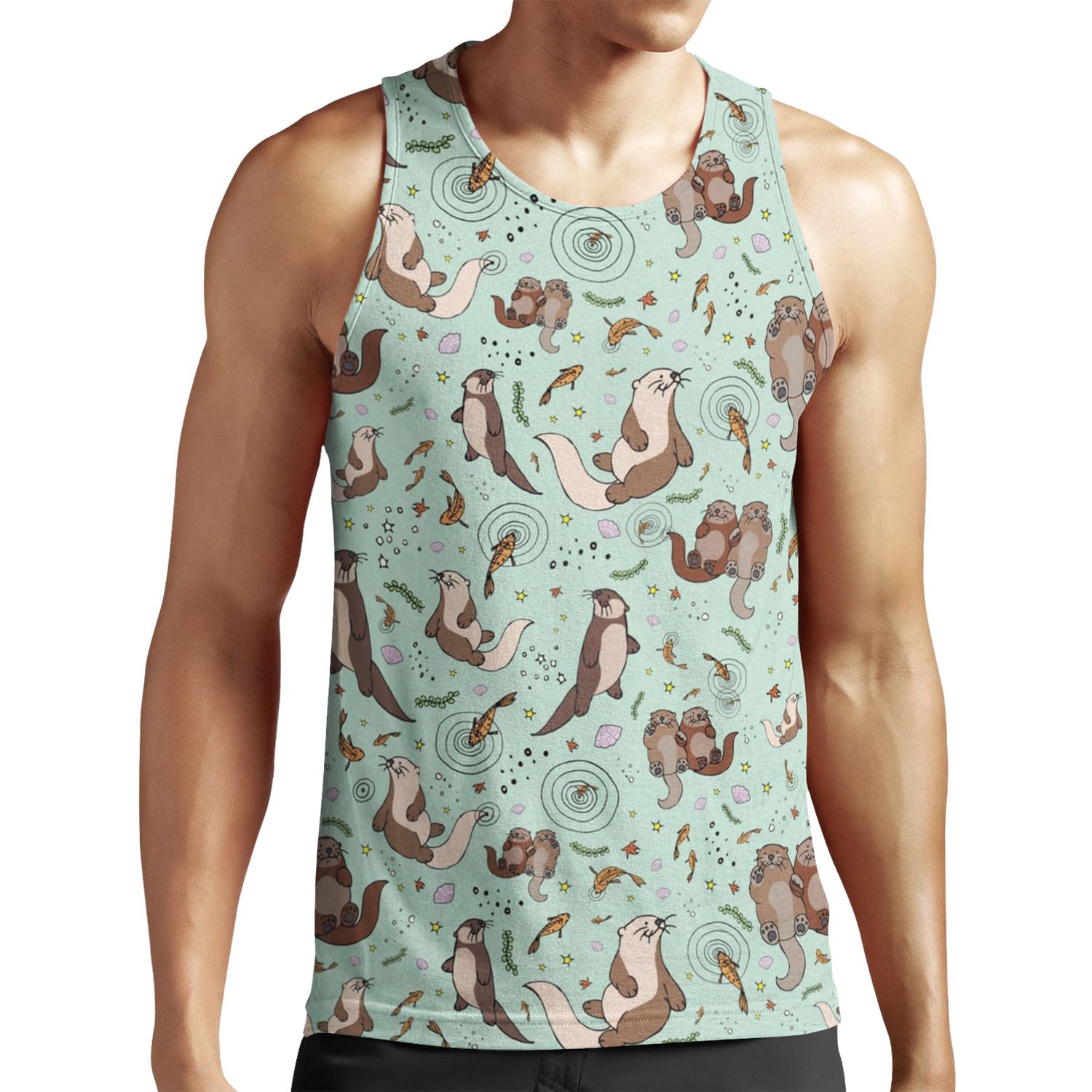 Sea Otters All-over-print Unisex Tank Top