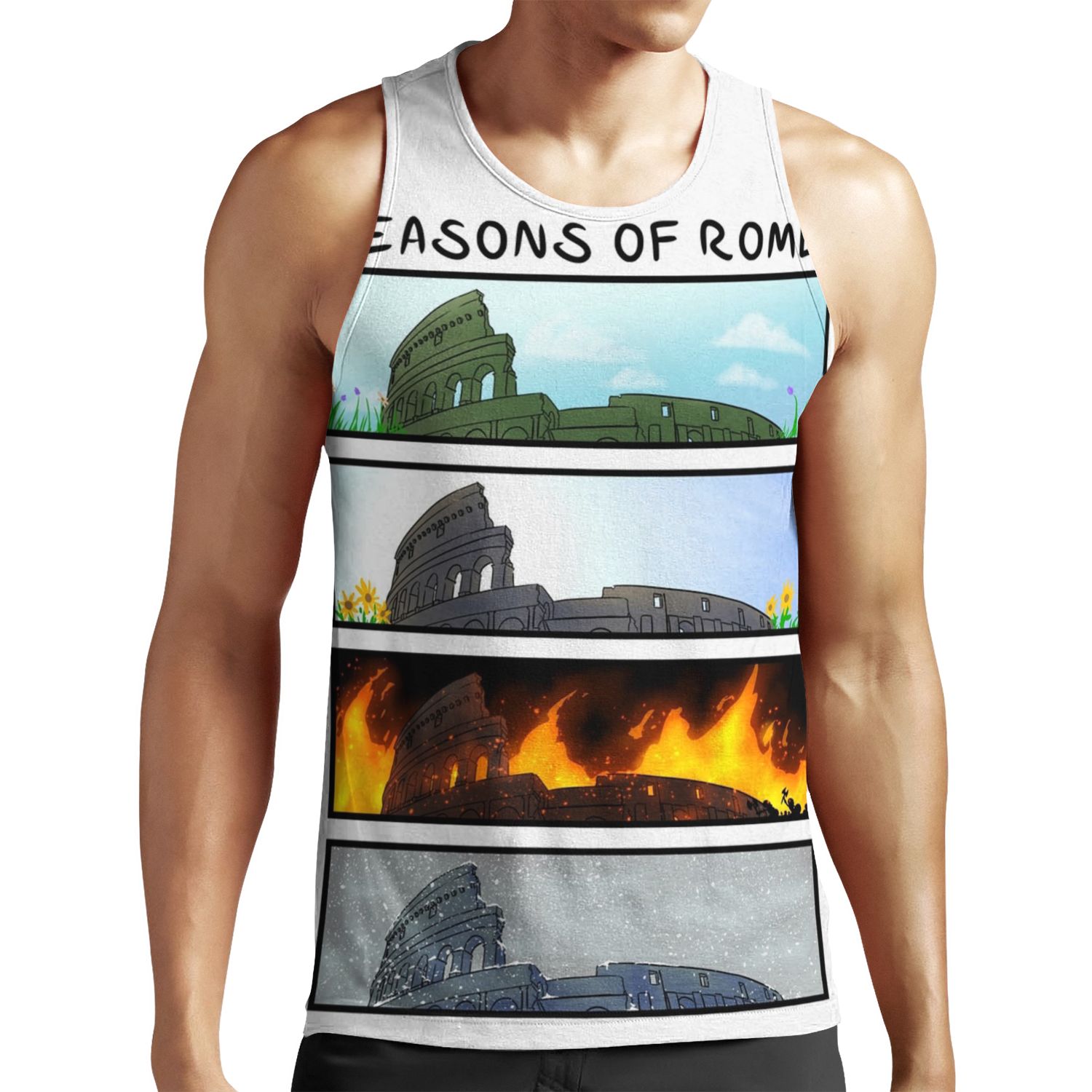 Seasons Of Rome All-over-print Unisex Tank Top