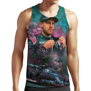 Sebastian Vettel All-over-print Unisex Tank Top