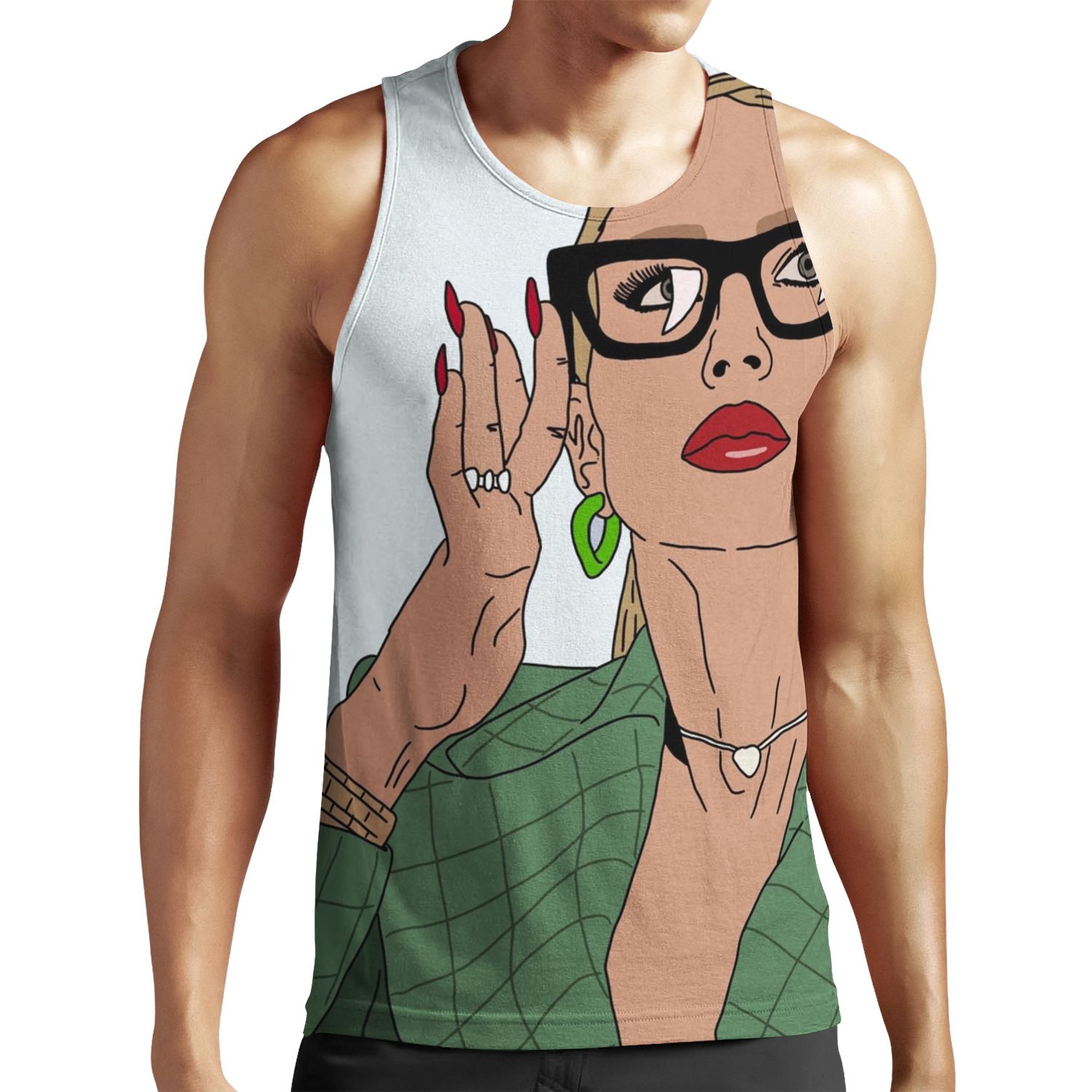 Selling Sunset Christine Quinn All-over-print Unisex Tank Top
