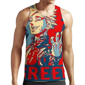 Seven Deadly Sins Anime Ban Greed All-over-print Unisex Tank Top