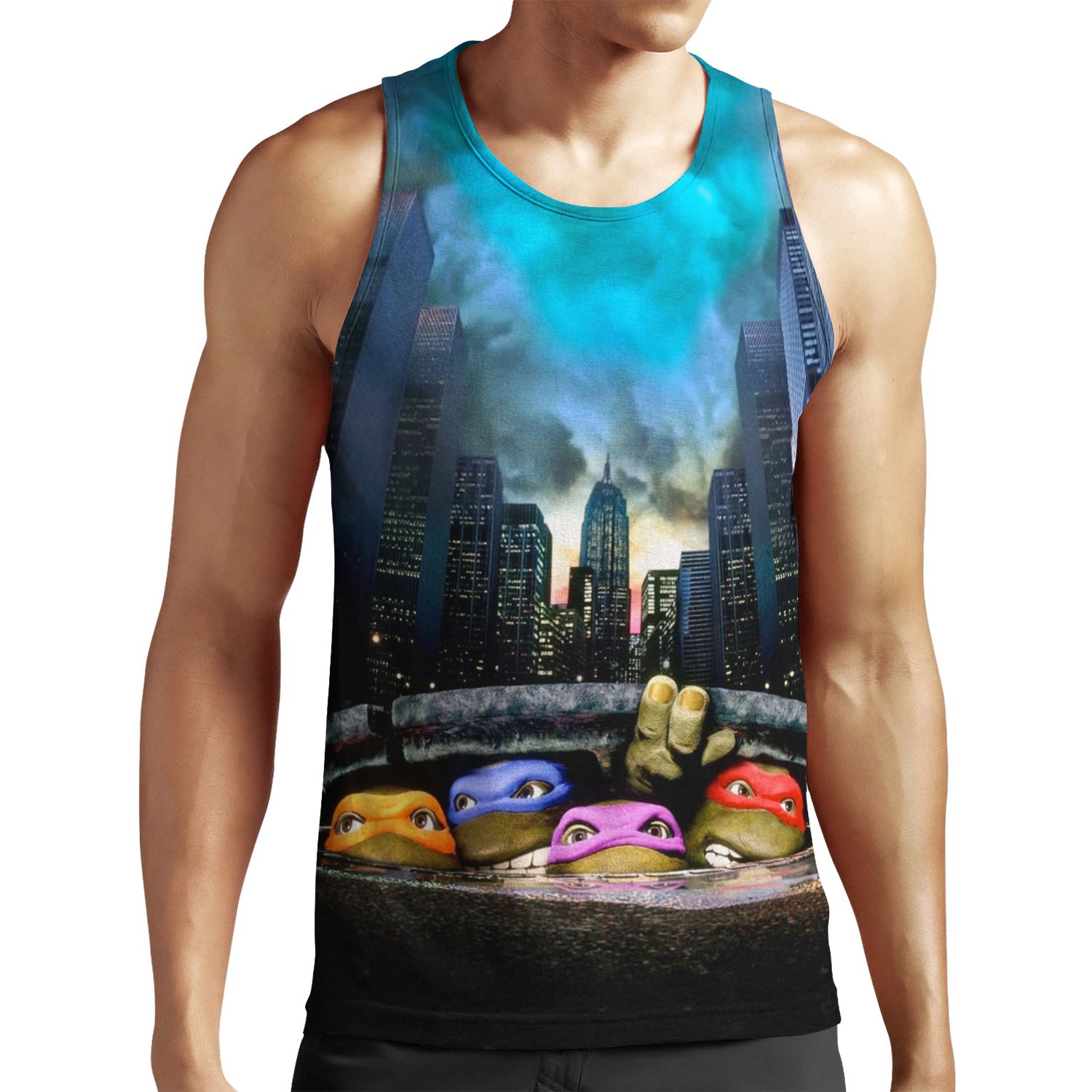 Sewer Turtles 1990 All-over-print Unisex Tank Top