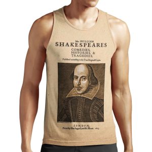 Shakespeare First Folio Front Piece All-over-print Unisex Tank Top
