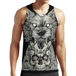 Shape Shift Black All-over-print Unisex Tank Top
