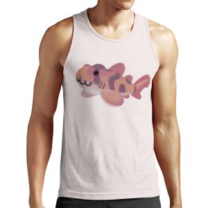 Shark Day Pastel All-over-print Unisex Tank Top