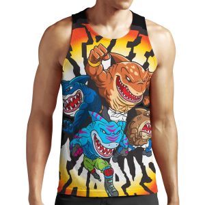 Shark Warriors All-over-print Unisex Tank Top