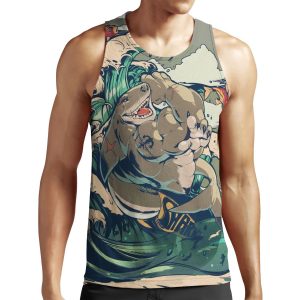 Sharkest Shark Of The Pond All-over-print Unisex Tank Top
