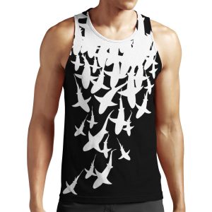 Sharks V2 All-over-print Unisex Tank Top