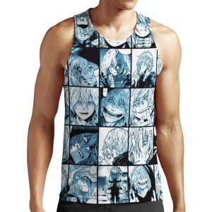 Shigaraki Collage Color Version All-over-print Unisex Tank Top