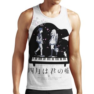 Shigatsu Wa Kimi No Uso All-over-print Unisex Tank Top
