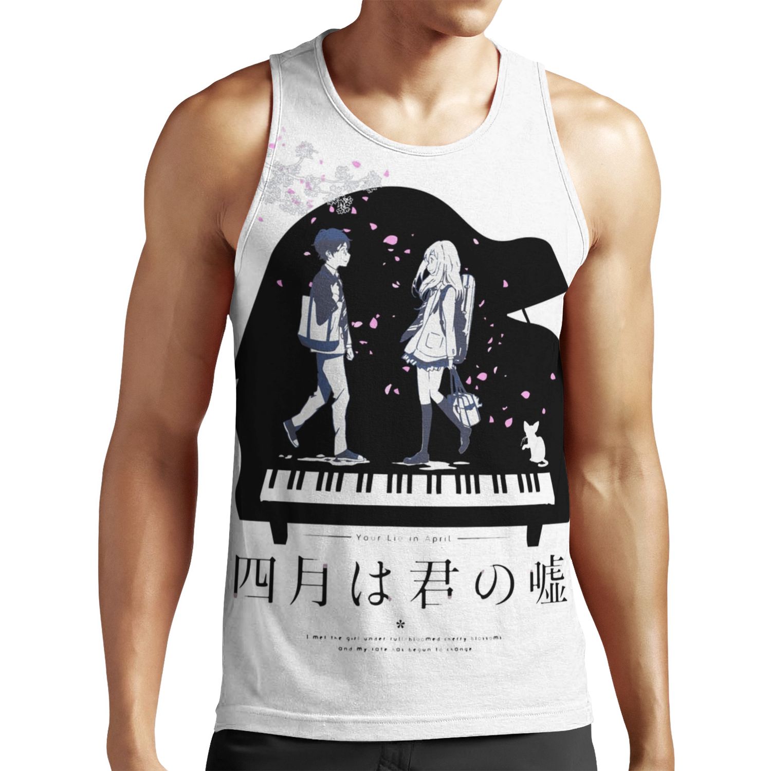 Shigatsu Wa Kimi No Uso All-over-print Unisex Tank Top