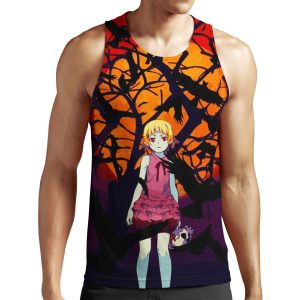 Shinobu Kizumonogatari All-over-print Unisex Tank Top