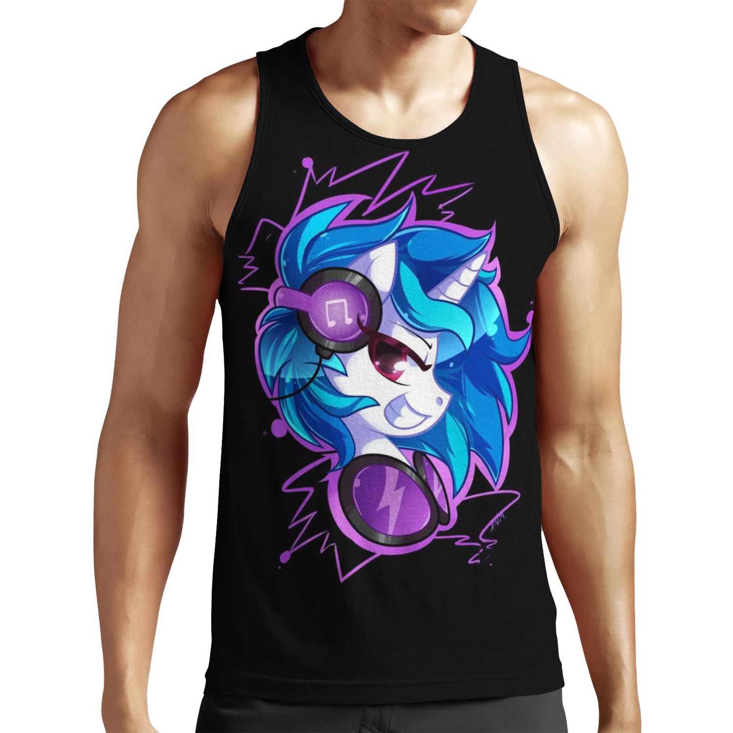 Shock Wave All-over-print Unisex Tank Top