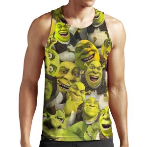 Shrek Collage All-over-print Unisex Tank Top