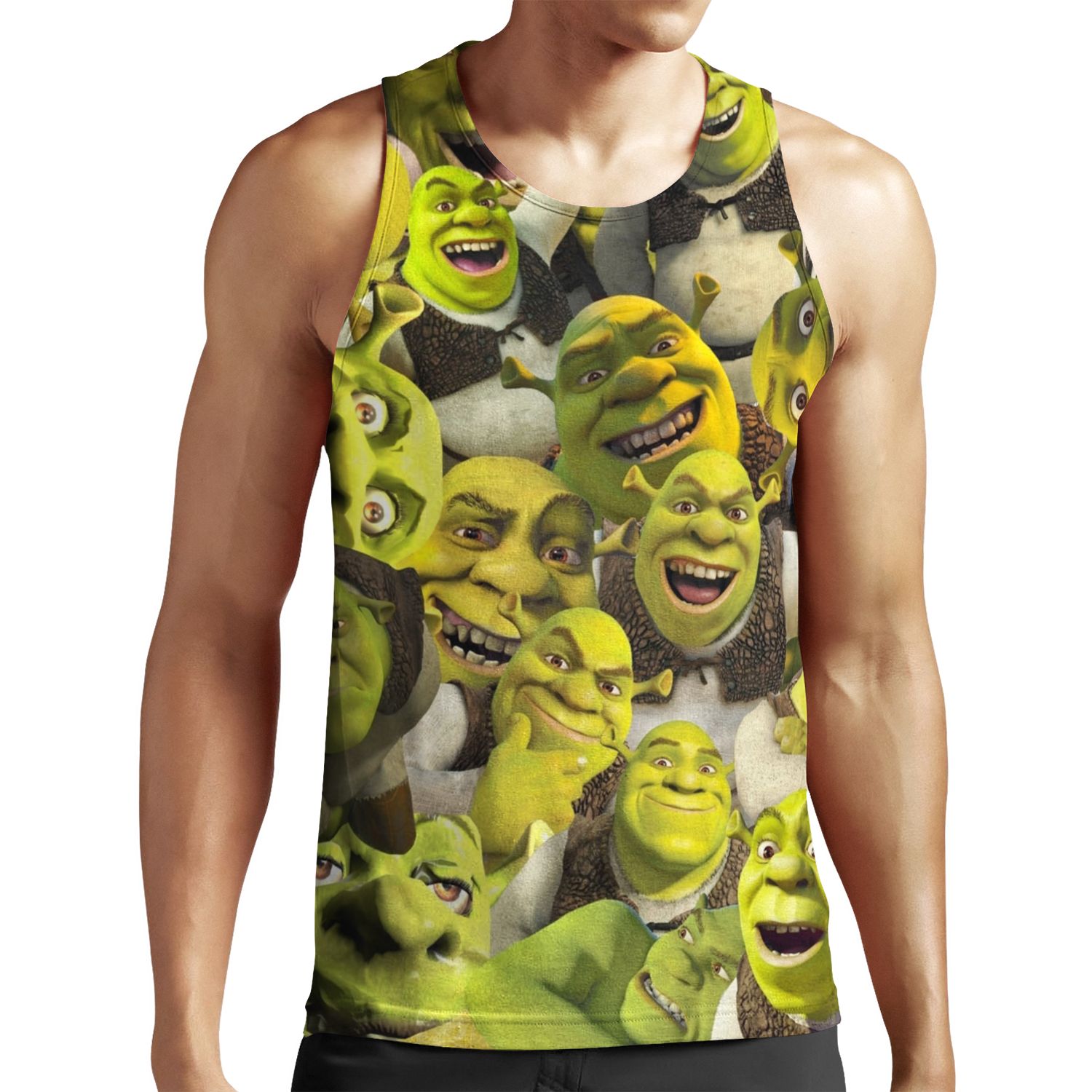 Shrek Collage All-over-print Unisex Tank Top