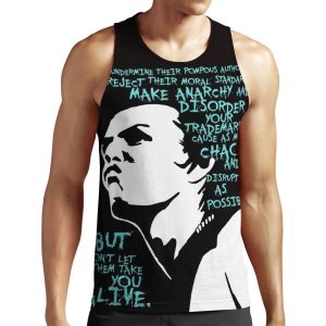 Sid Vicious Dead Or Alive All-over-print Unisex Tank Top
