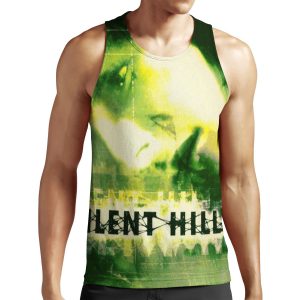 Silent Hill 2 Ps2 Original Box Art Green Cover Neon All-over-print Unisex Tank Top